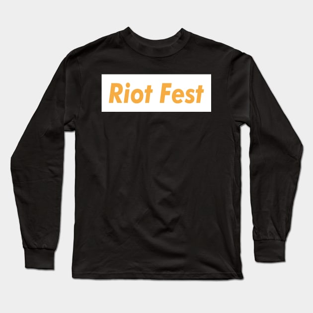 Riot Fest Meat Brown Long Sleeve T-Shirt by WE BOUGHT ZOO